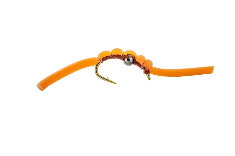 Rio Squirmy Worm San Juan Style – Tan, 3-Pack 1