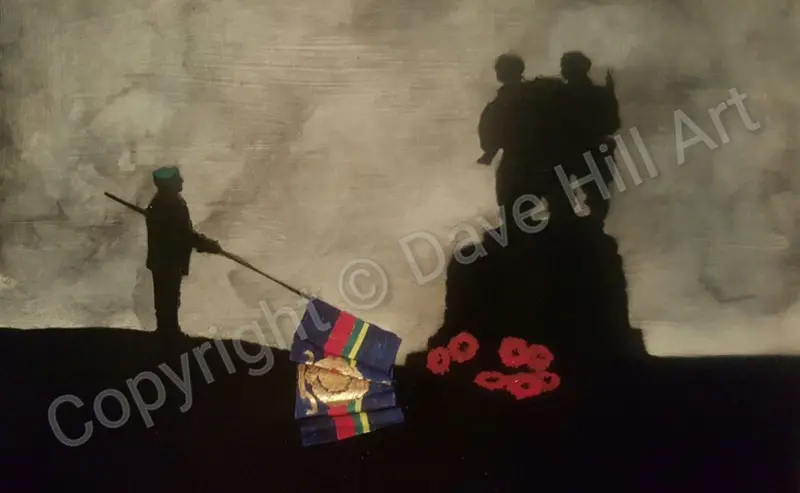 Royal Marines Tribute Art: 'Remembering The Royal Marines' 1