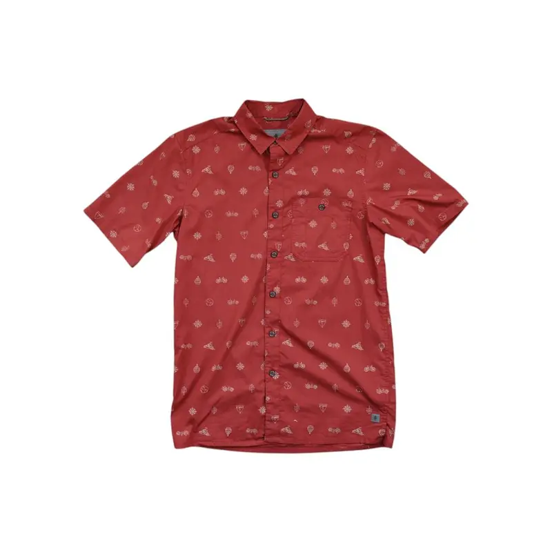 Royal Robbins Men'S Red Classic Button-Down Shirt - Size S (Pre-Owned) 1