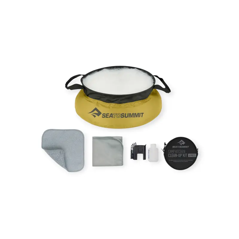 Sea To Summit Camp Kitchen Clean-Up Kit – Forest Green 1