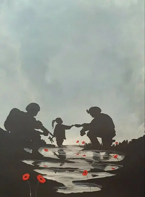 Sharing Rations – Limited Edition Giclée Art Print #109 1