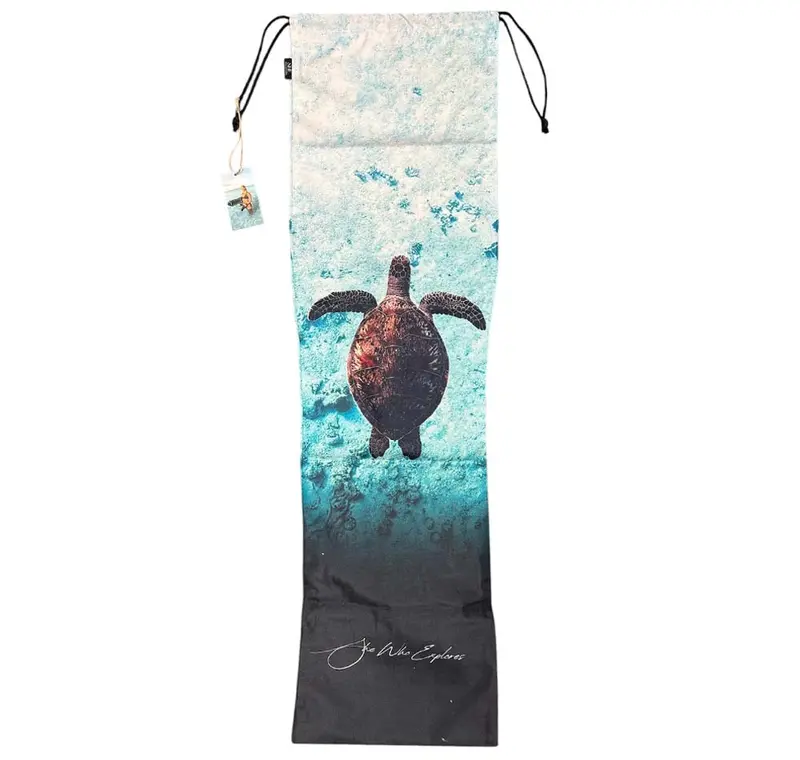 'She Who Explores' Sea Turtle Fin Tote Bag 1