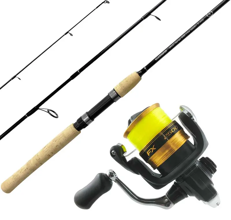 Shimano 2500 Graphite Light Spin Combo – Rod & Reel Kit 1