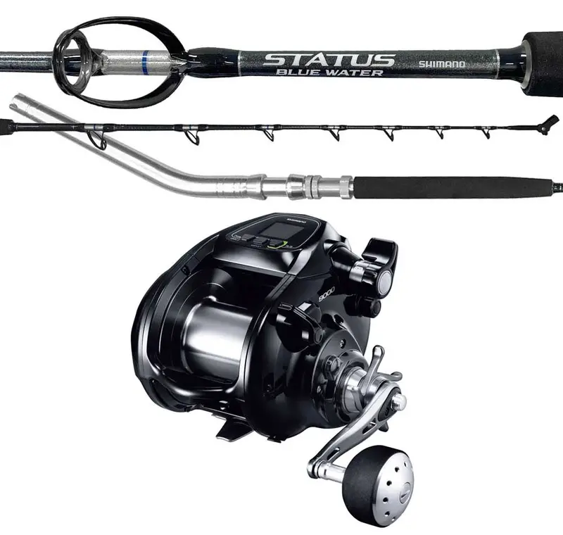 Shimano Forcemaster 9000A Status Pe5–8 Electric Fishing Combo 1
