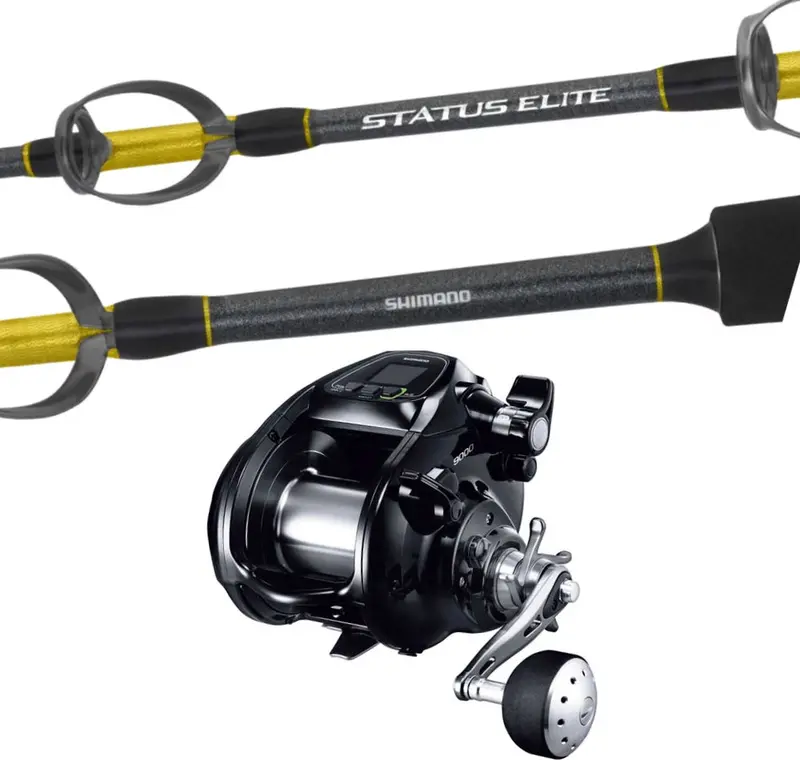 Shimano Forcemaster 9000A Status Pe6–Pe10 Electric Fishing Combo 1