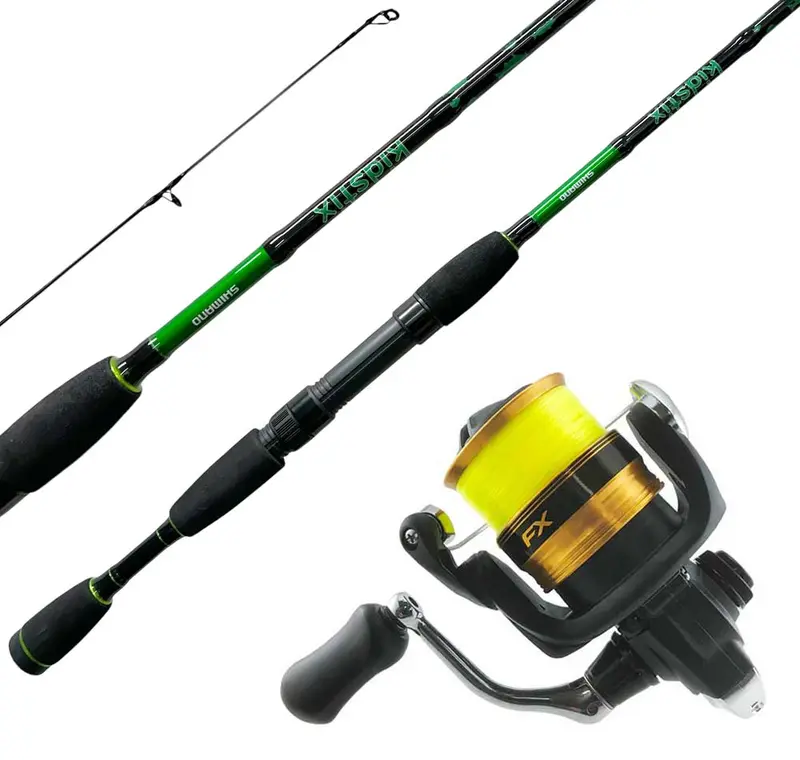 Shimano Kidstix 702 Youth Spin Combo (3–5Kg) – Green 1