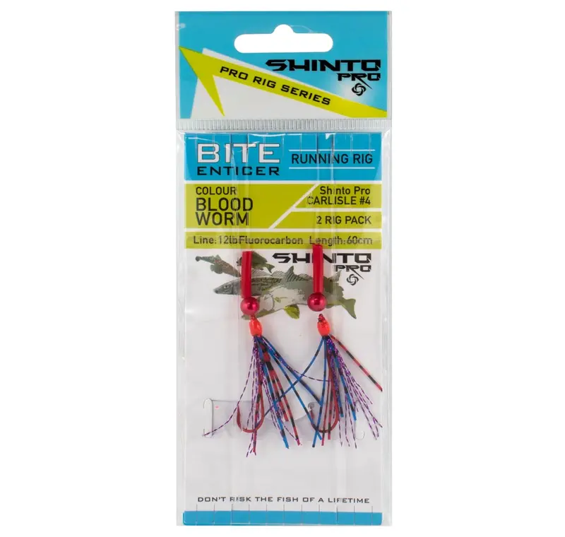 Shinto Pro Bite Enticer Running Carlisle Rig – 2-Pack, Size #4 1