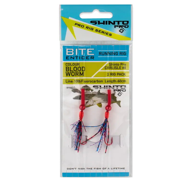 Shinto Pro Bite Enticer Running Carlisle Rig – 2-Pack, Size #8 1