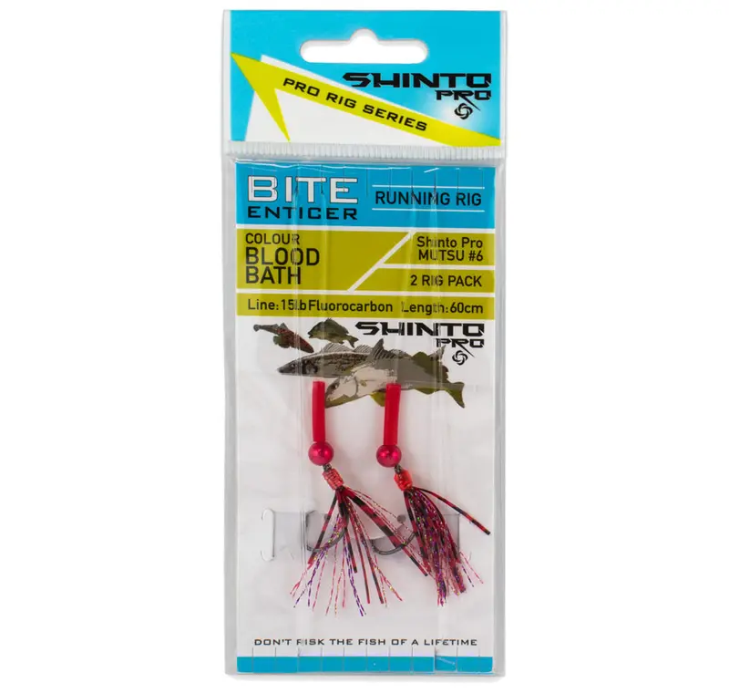Shinto Pro Bite Enticer Running Mutsu Circle Rig – 2-Pack, Size #6 1