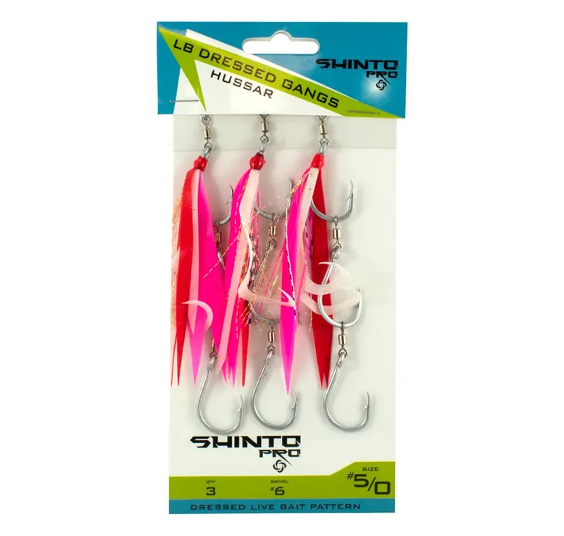 Shinto Pro Hussar Ganged Hooks – Premium Dressed Set 1