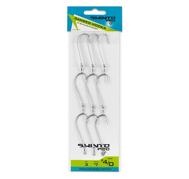 Shinto Pro O'Shaughnessy Ganged Hooks – Heavy-Duty 1