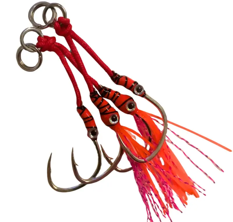 Shinto Pro Penetrator Assist Hooks – Double-Point Rigging (2-Pack) 1