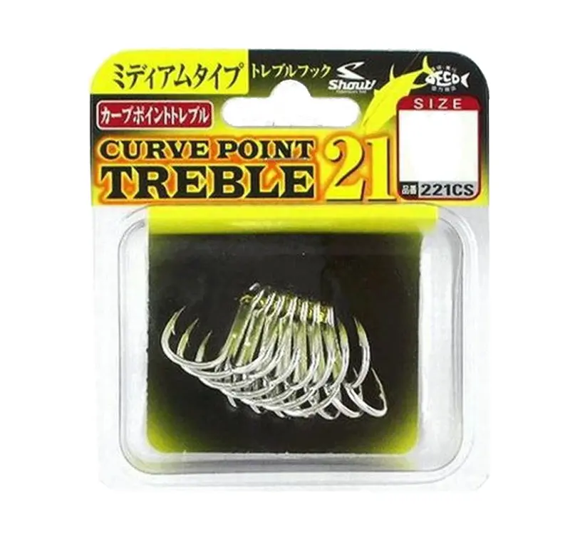 Shout Curve Point 21 Triple Hook Set 1