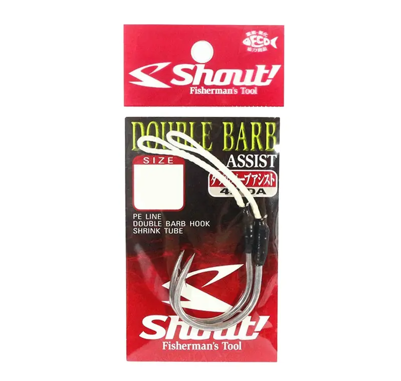 Shout Double-Barb Single Assist Hooks 1