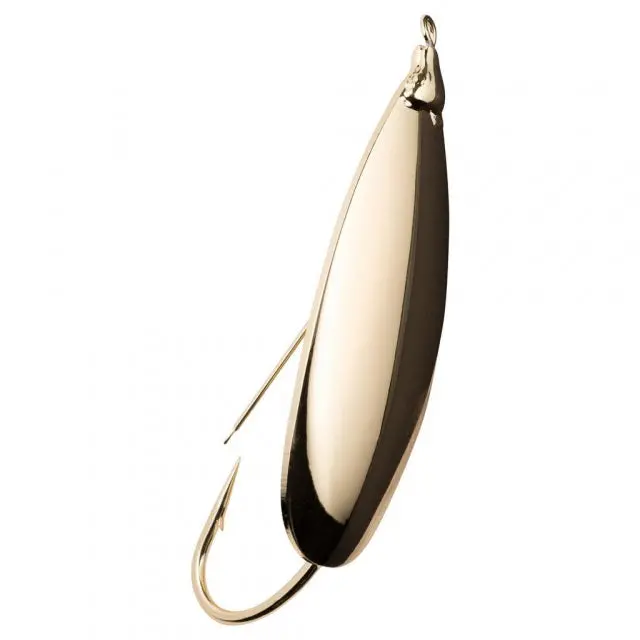 Silver Minnow Fishing Lure – 1.125 Oz, 3.75 In (10 Cm), Gold Finish 1