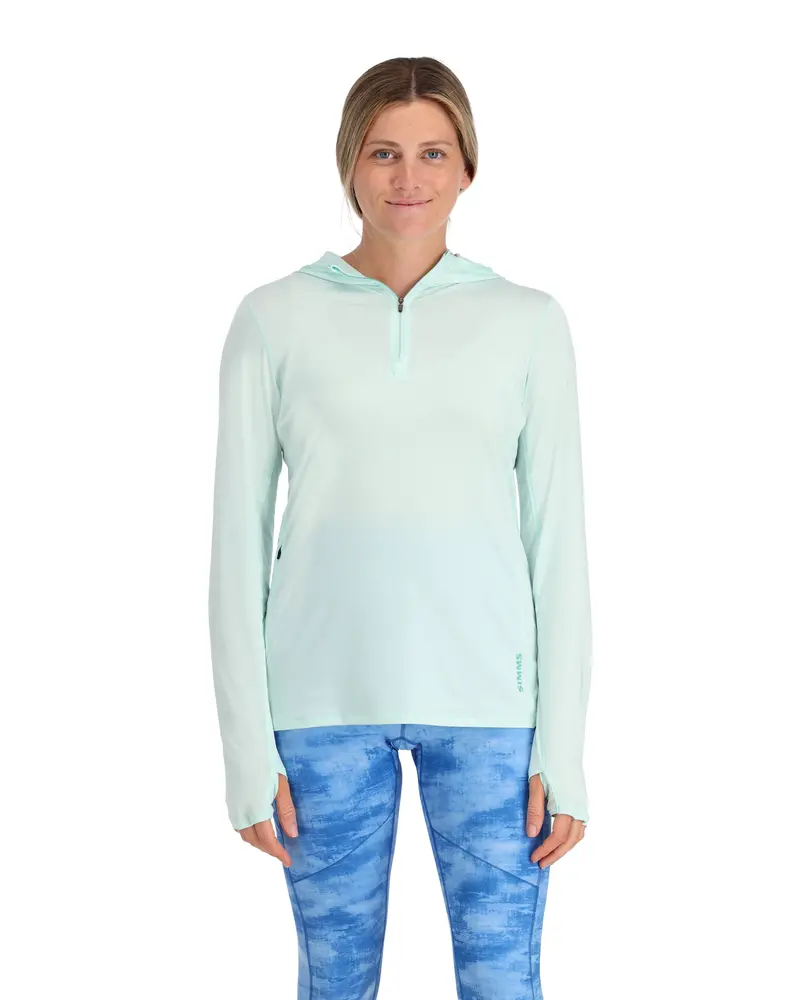 Simms Women’S Solarflex 1/4-Zip Hoody – Upf 50+ Sun Protection 1