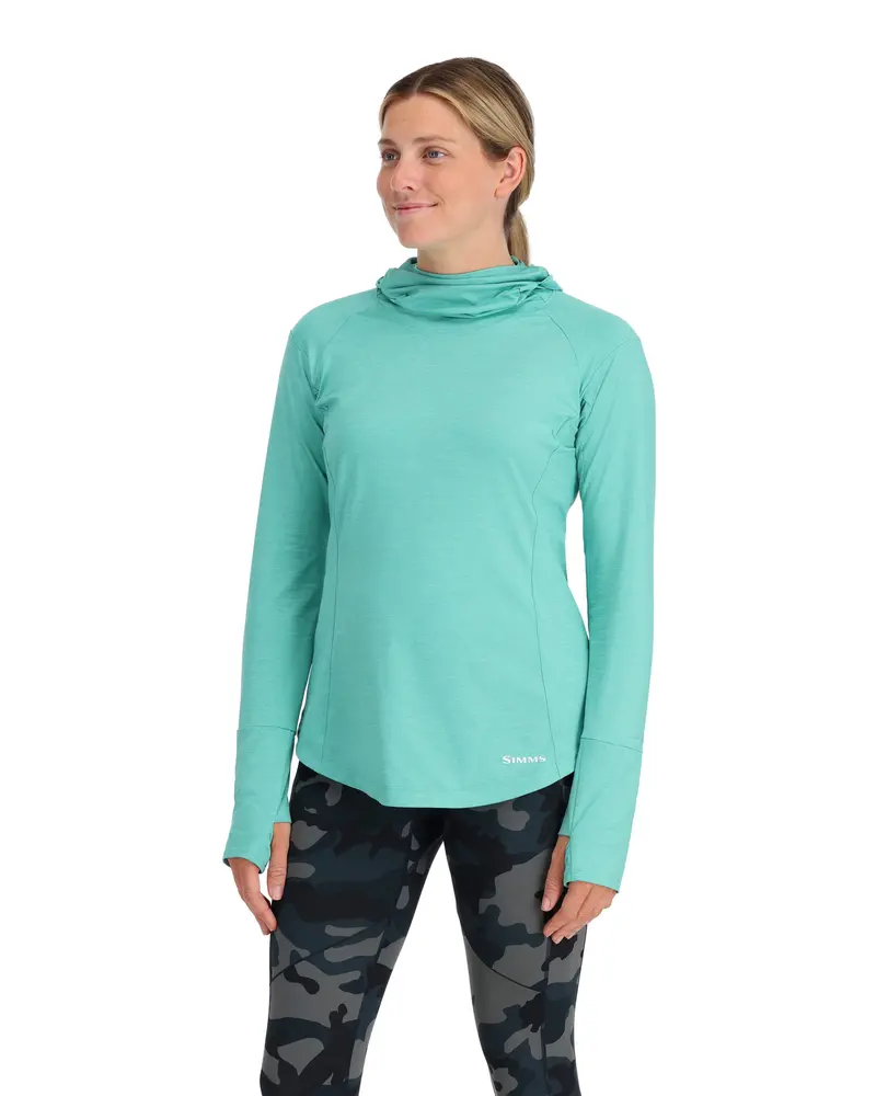 Simms Women'S Solarflex Uv-Protective Cooling Hoody 1
