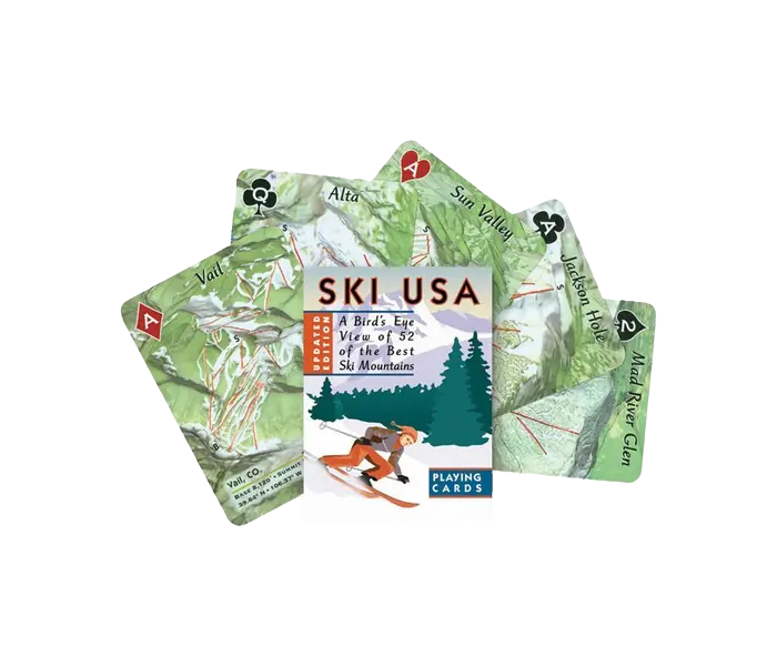 Ski Usa Themed Playing Cards 1