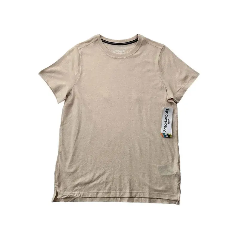 Smartwool Perfect Short Sleeve Crew Shirt For Women – Almond Medium (Gently Used) 1
