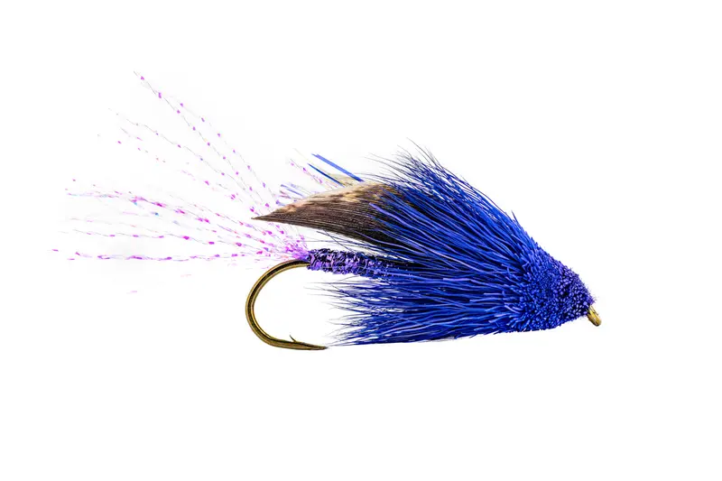Solitude Steelhead Muddler Fly – Purple, 3-Pack 1