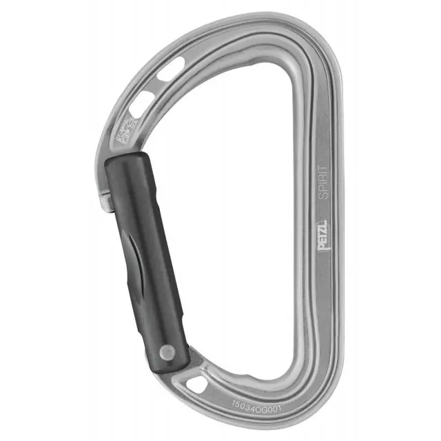Spirit Straight-Gate Carabiner – Lightweight Aluminum Safety Clip 1