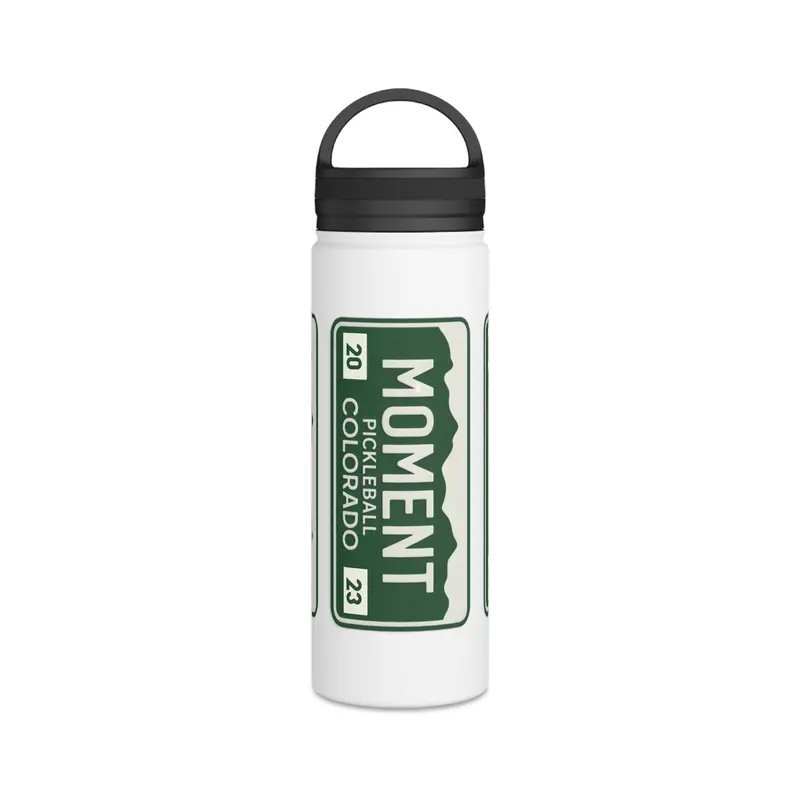 Stainless Steel Colorado License Plate Water Bottle With Handle Lid 1