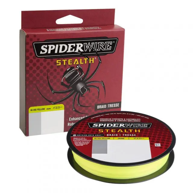 Stealth Fishing Line – 125 Yards / 30 Lb Test (Yellow) 1