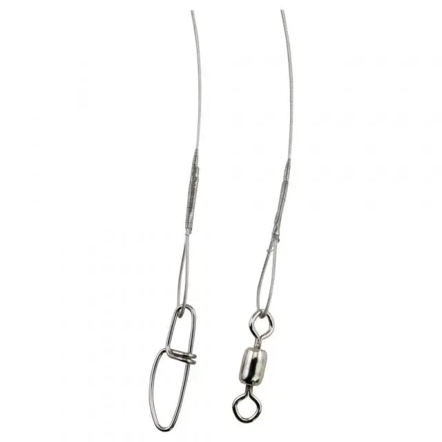 Steelon Wire-Wound Leader – 18" / 30 Lb Fluorocarbon-Coated 1
