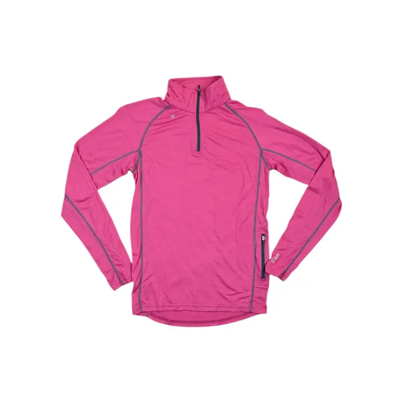 Stoic Women'S 100% Merino Wool Quarter-Zip Base Layer In Pink – Size M (Used) 1