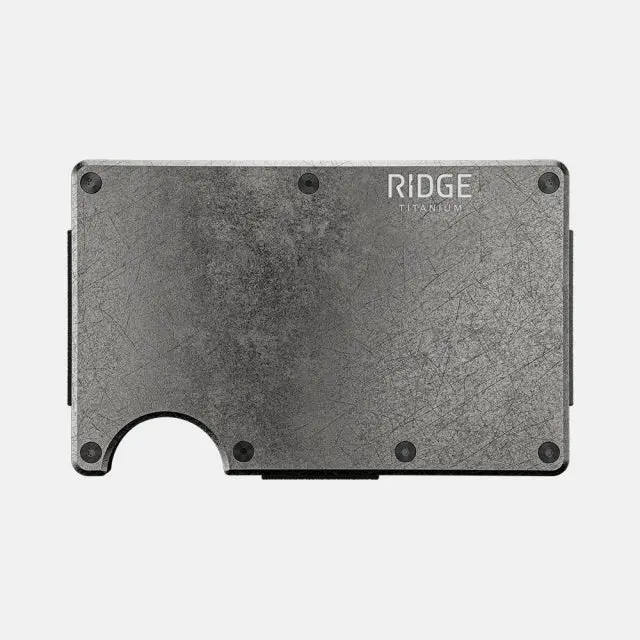 Stonewashed Titanium Money Clip 1
