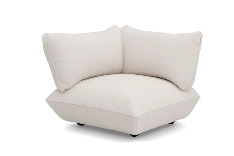 Sumo Corner Seat In Recycled Bouclé Fabric 1