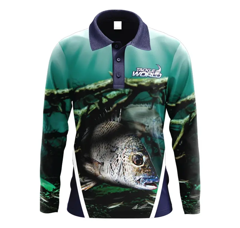 Tackle World Angler Series Bream-Designed Adult Fishing Shirt 1