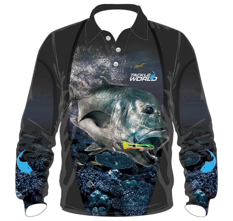Tackle World Angler Series Gt Kids' Fishing Shirts 1