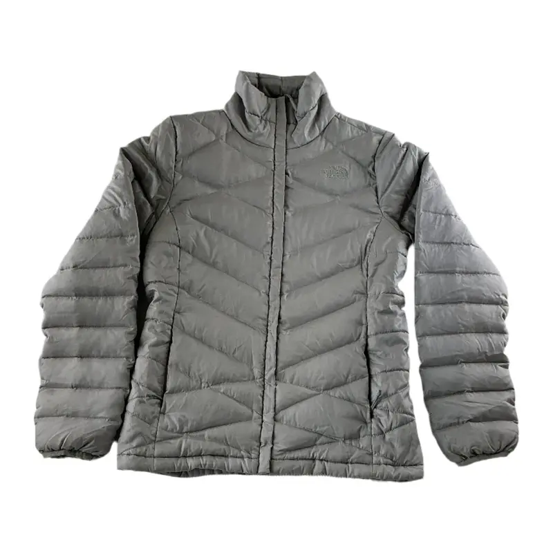 The North Face Down Hybrid Jacket For Women – Grey, Small, Pre-Owned 1