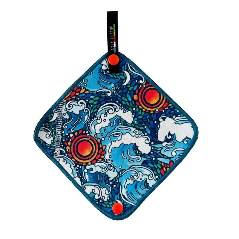 Tidal Forces Kula Cloth – Oceanic-Themed Functional Towel 1