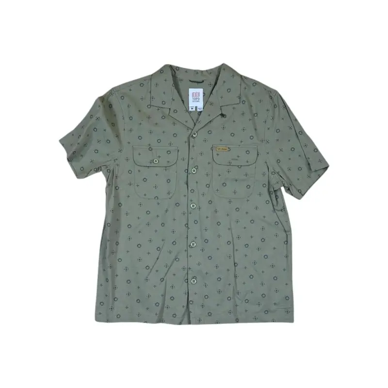 Topo Designs Men'S Daytripper Shirt – Tossed Motif In Oil Finish, Size M 1