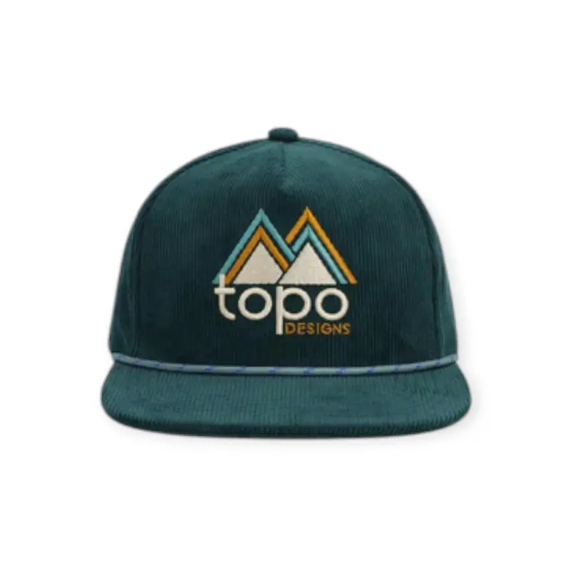 Topo Designs Peaks Corduroy Trucker Hat – Vintage-Inspired Outdoor Cap 2