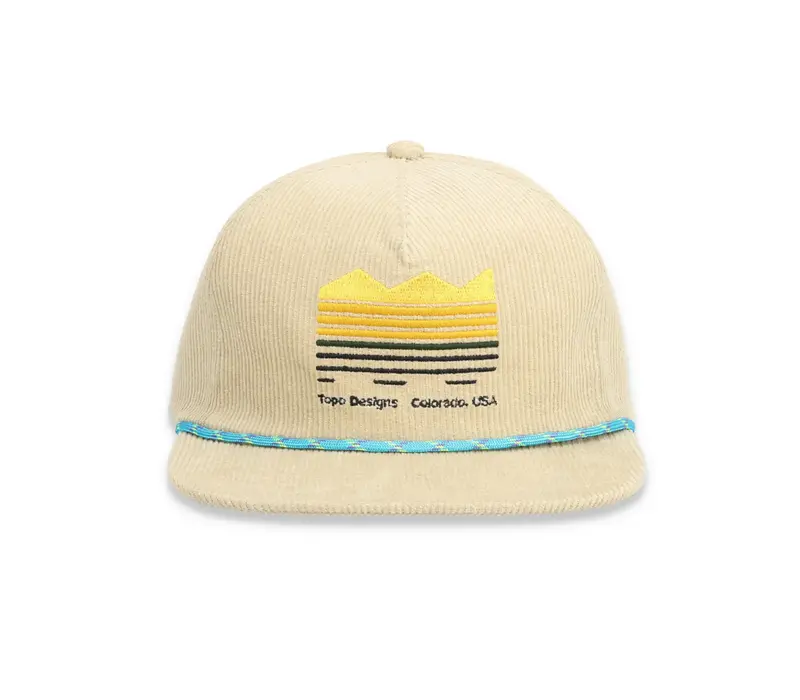 Topo Designs Strata Map Corduroy Hat 1