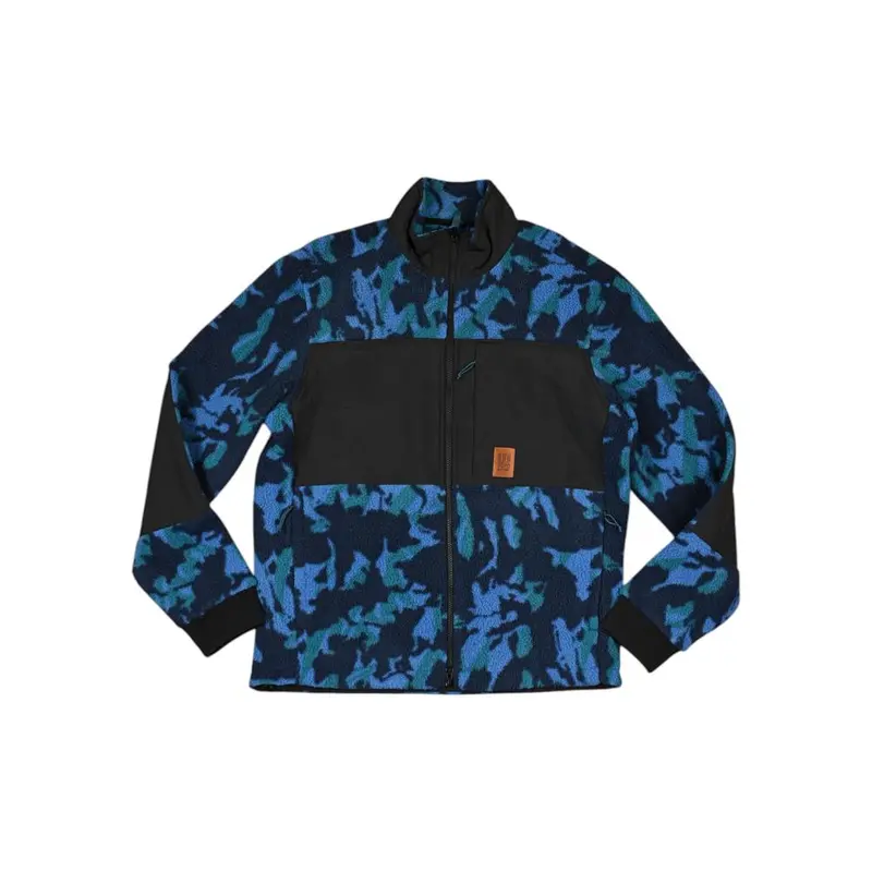 Topo Designs Summit Rise Men'S Full-Zip Fleece Jacket – Tectonic/Black (Size M, Pre-Owned) 1