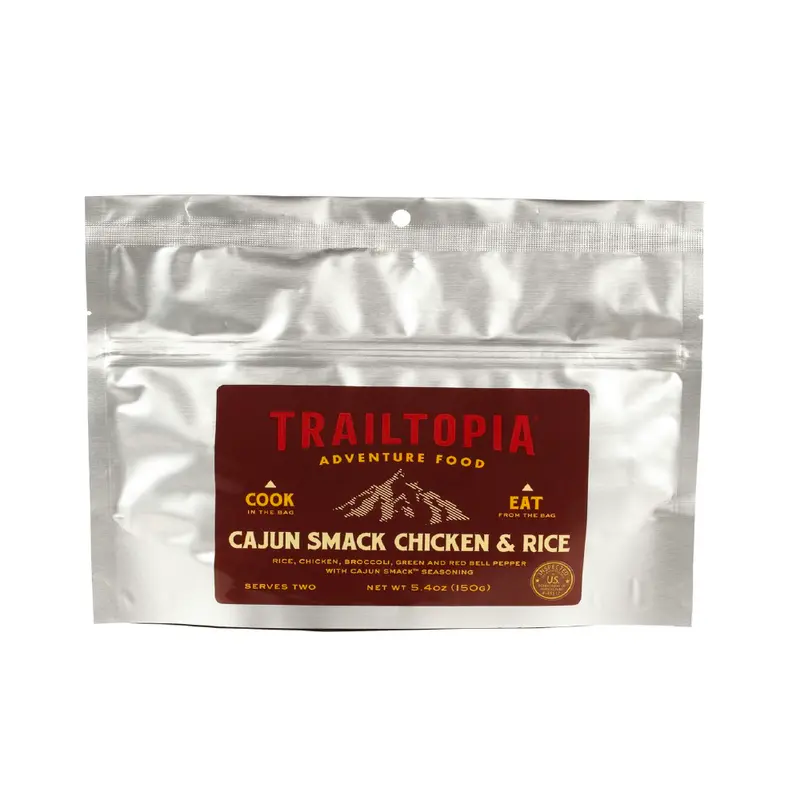 Trailtopia Cajun Chicken & Rice – Gluten-Free Dehydrated Entree 1
