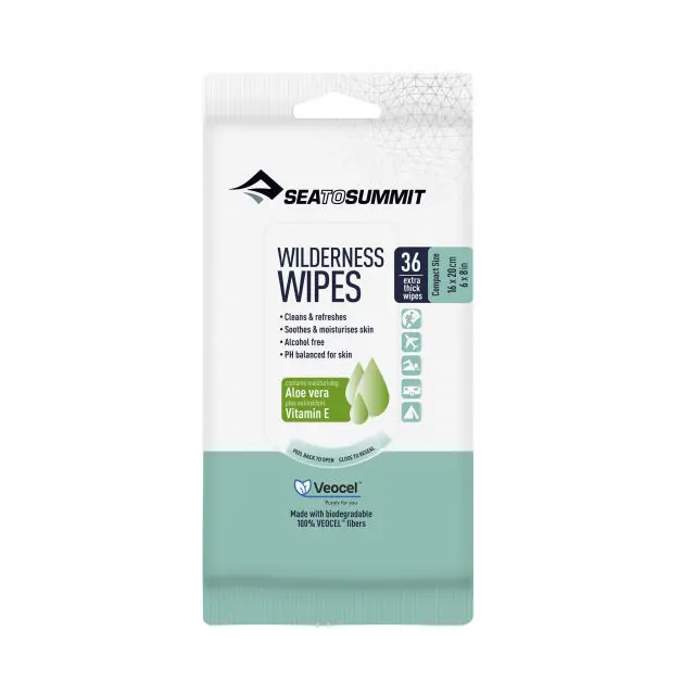 Trek & Travel Wilderness Wipes – 36-Count Biodegradable Pack 1