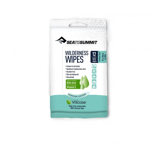 Trek & Travel Wilderness Wipes – Small Size, 12-Pack 1