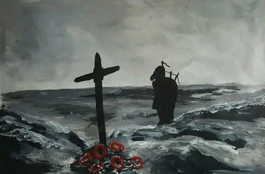 'Tumbledown Lament' – Original Falklands War Commemorative Art 1