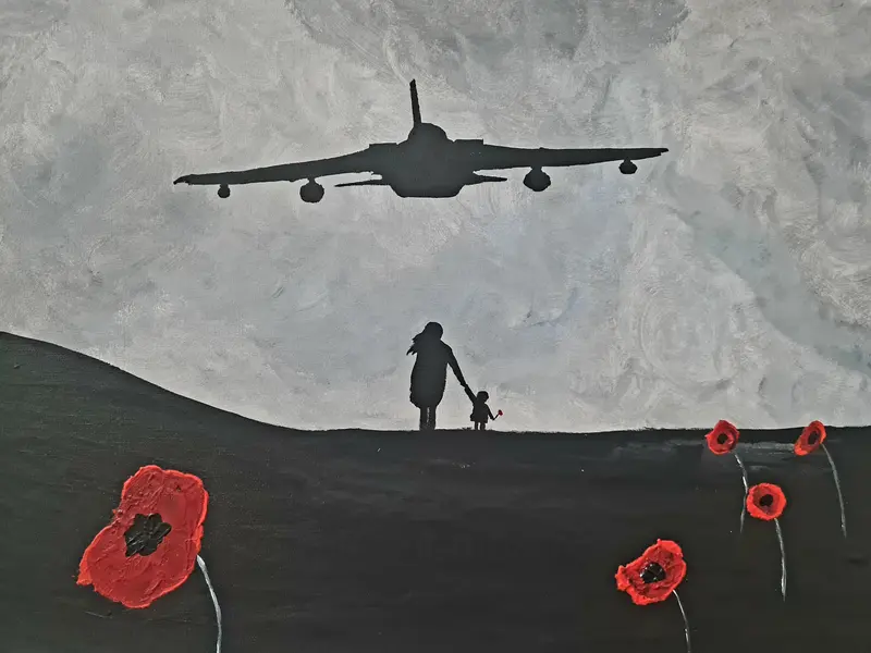 U296 Original Painting – Tornado Gr4 Military Aircraft Art 1