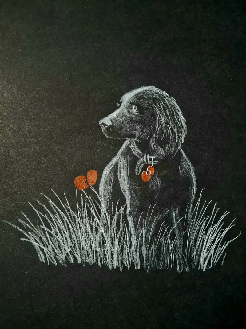 U505 Polychromo Canine Collectible: Poppy Dog #34 1