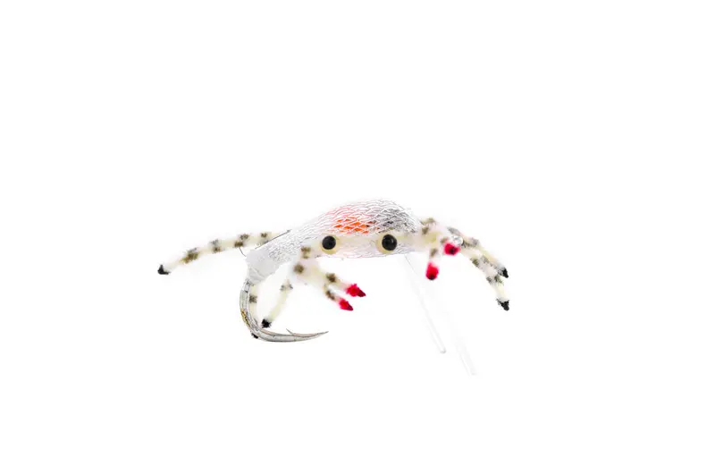Umpqua Alphlexo Crab Fly – White, 3-Pack 1