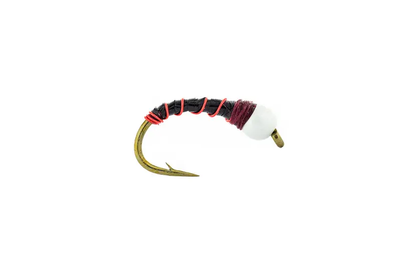Umpqua Black-Red Chironomid Pupa Fly – 3-Pack 1