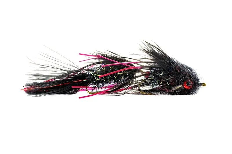 Umpqua Circus Peanut Black & Blood Fly Pack – 3-Count 1