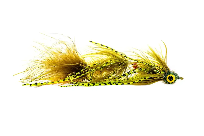 Umpqua Circus Peanut Olive Fly Pack – 3-Count 1