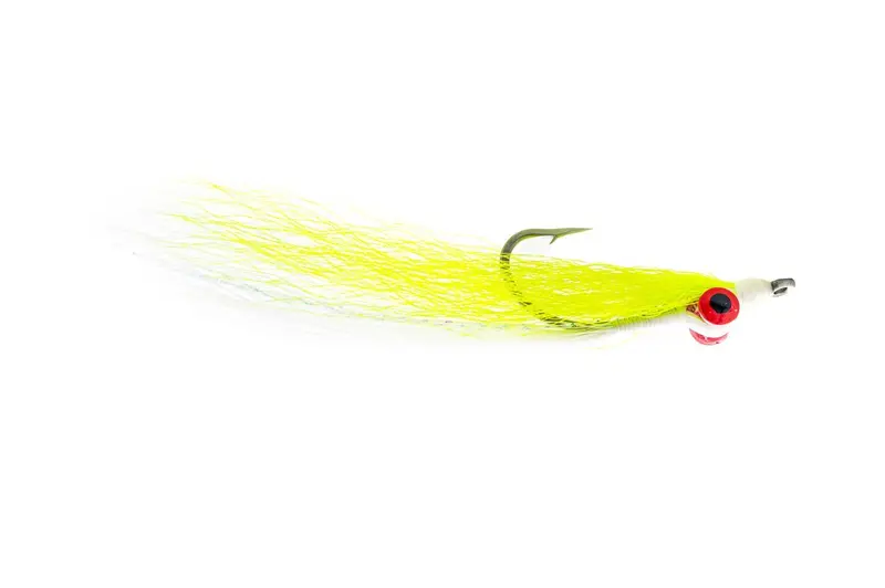 Umpqua Clouser Minnow Fly – Chartreuse & White, 3-Pack 1